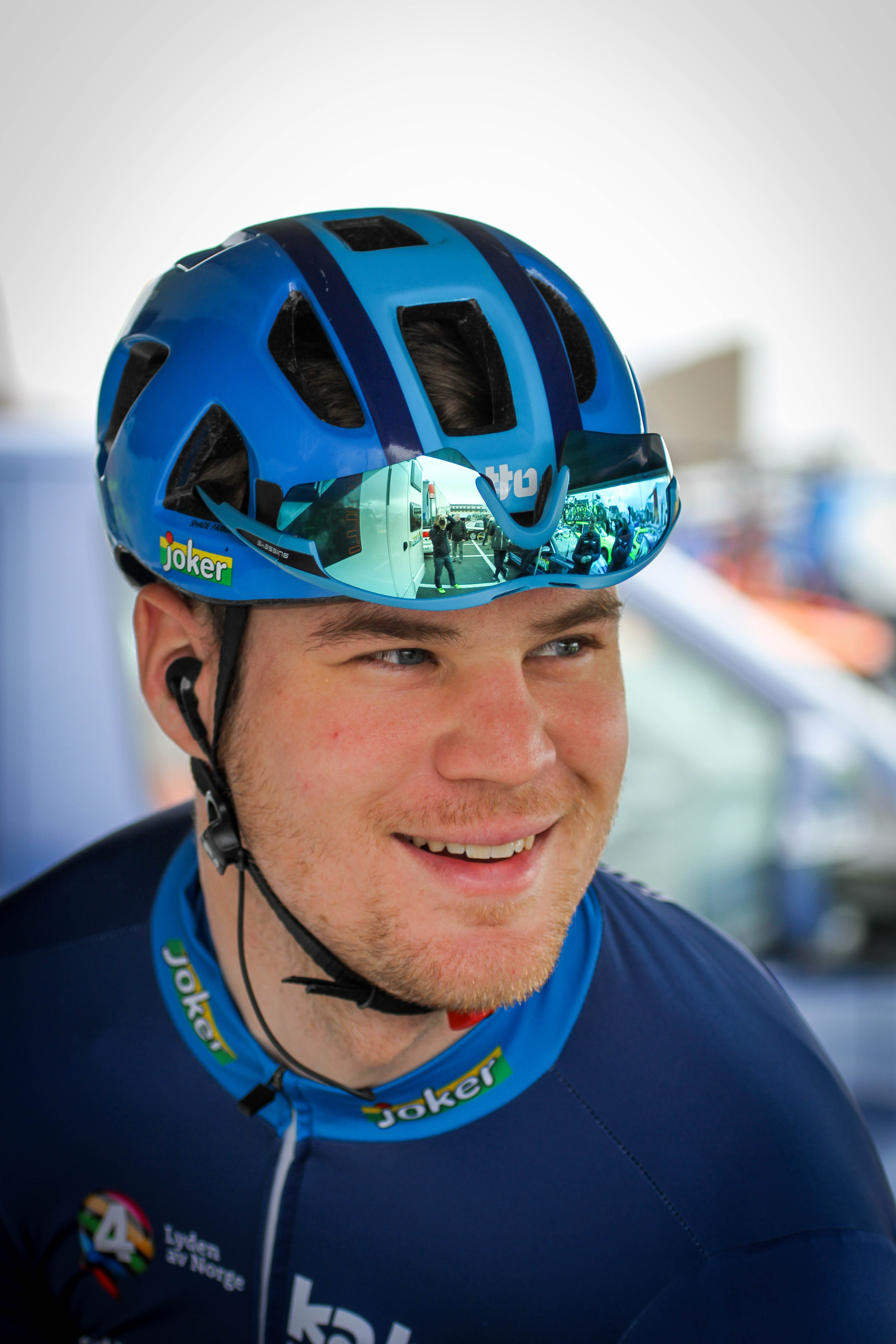 Svensk krutt: Edvin WIlson er et arbeidsjern i Team Joker, og er blant Sveriges beste syklister. I fjor ble han fjerdemann i det svenske mesterskapet på landevei. Foto: Frank W. Mo