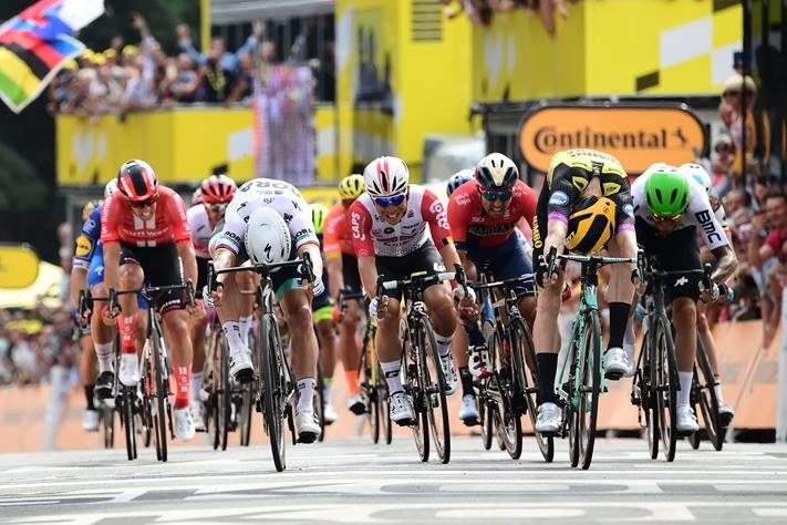 Spurt-skrell i Tour de France-åpningen